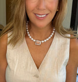 Pearl and Quartz Choker Necklace