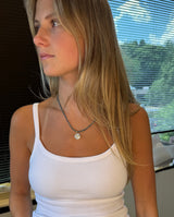 Aquamarine Evil Eye Necklace