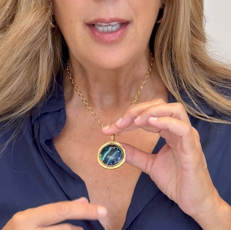 Azurite Malachite Necklace