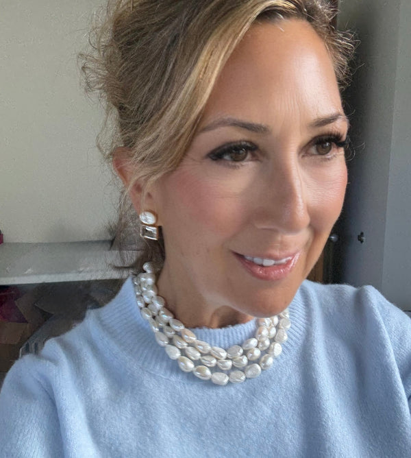 Triple Pearl Necklace