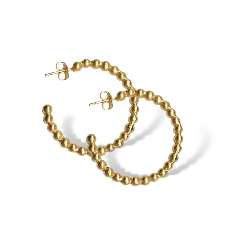 Bead Hoop Earring