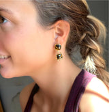 Tiger Eye Double Earring