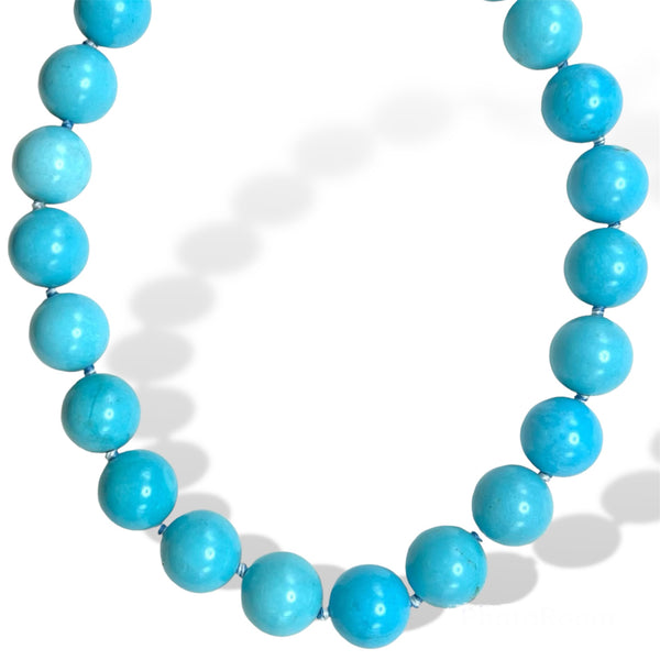 Howlite Turquoise Big Ball Necklace