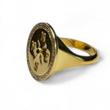 True North Compass Signet Ring