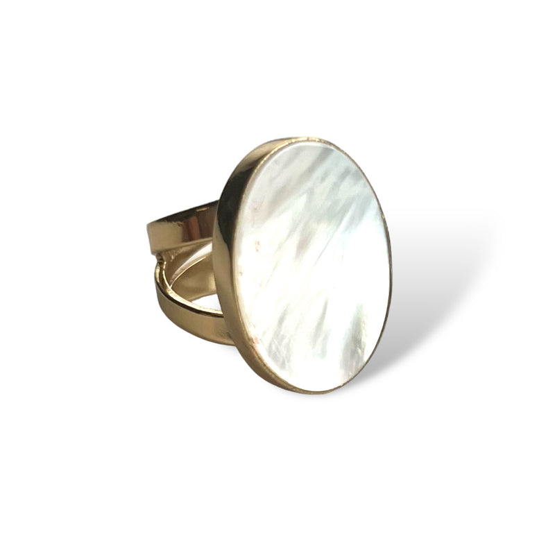 Mother of Pearl Audrey Ring