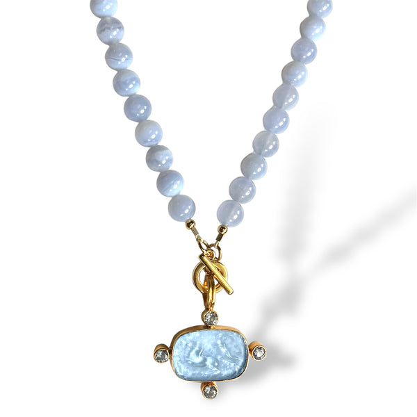 Chalcedony Chariot Necklace