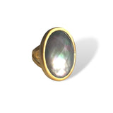 Pearl Doublet Cabochon Ring