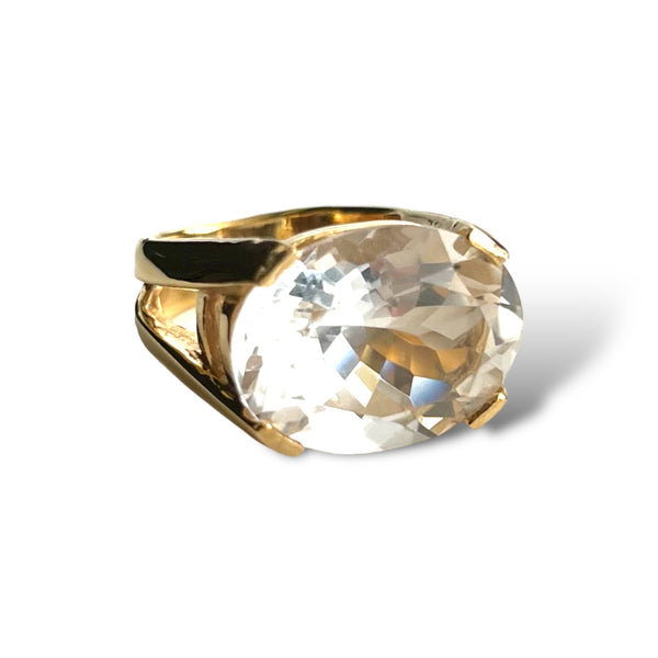 Faceted Maxi Cocktail Rings, 2 gemstones