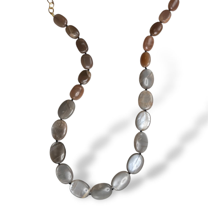 Chocolate Moonstone Necklace