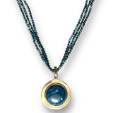 Apatite Rim Necklace, 2 options