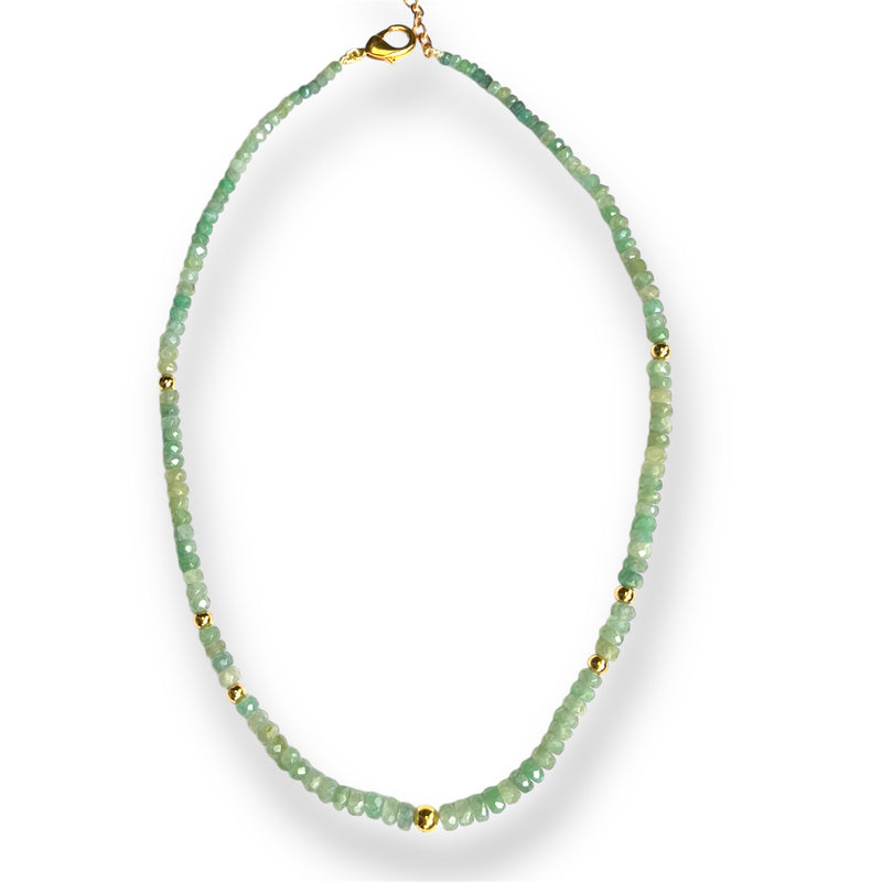 Emerald Gemstax Necklace