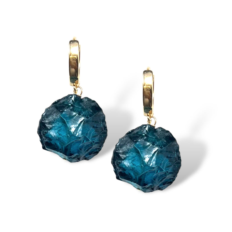 London Blue Quartz Earring