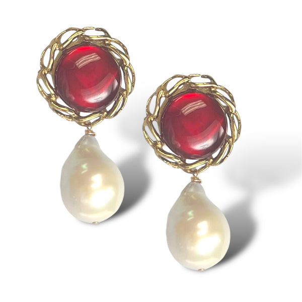 Cherry Drop Earring