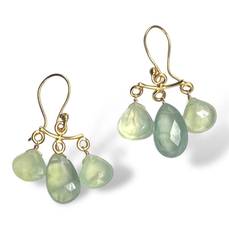 Gemstone Teardrop Earring, 4 gemstone options