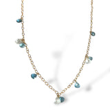 Petite Gemstone Brio Necklace, 2 options