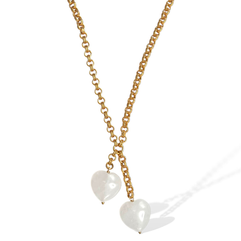 Twin Hearts Necklace