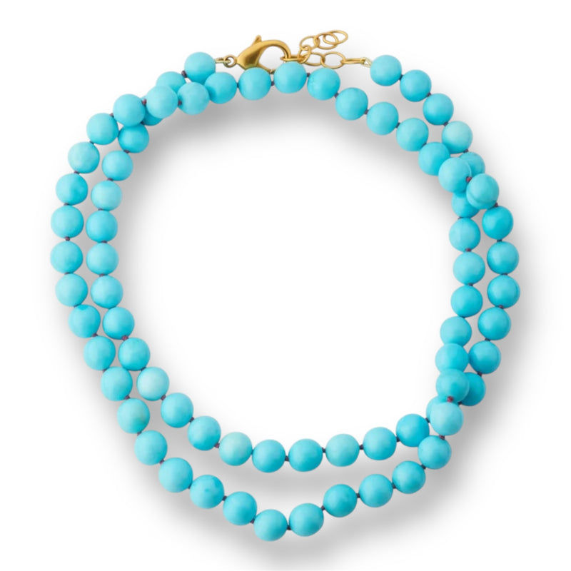 Howlite Knotted Necklace