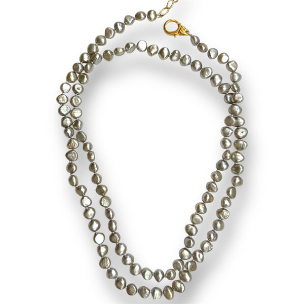 36” Pearl Necklace, 2 options