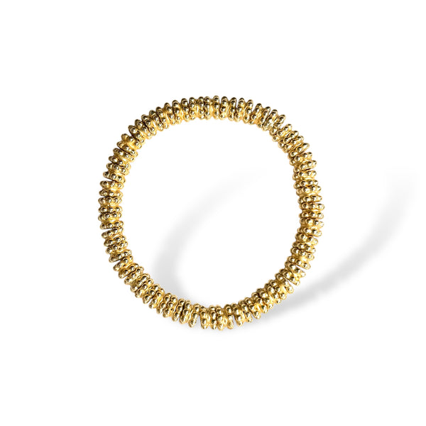 Gold Bead Stretch Bracelet
