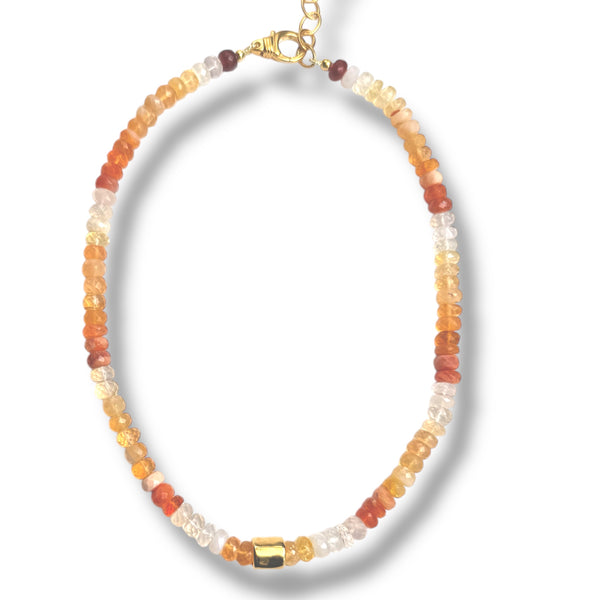 Mexican Fire Opal Necklace