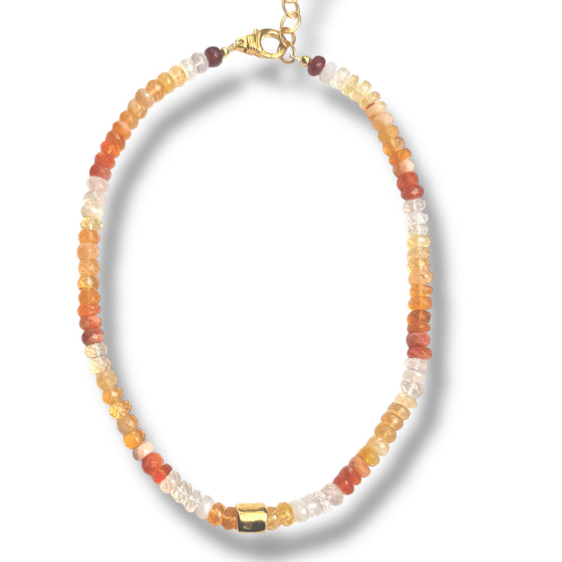 Mexican Fire Opal Necklace