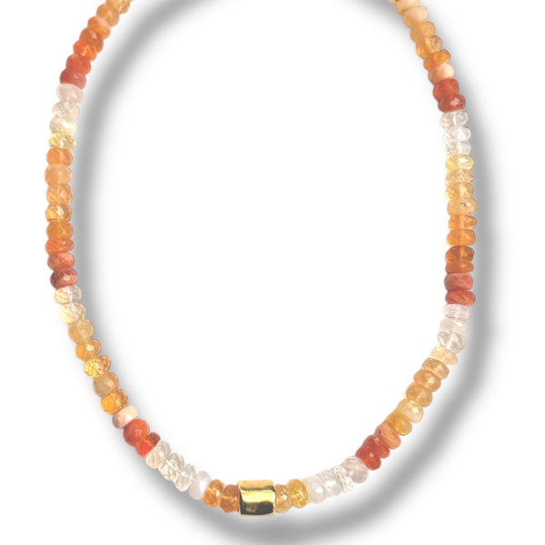 Mexican Fire Opal Necklace