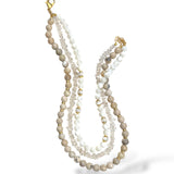 Semi Triple Strand Necklace