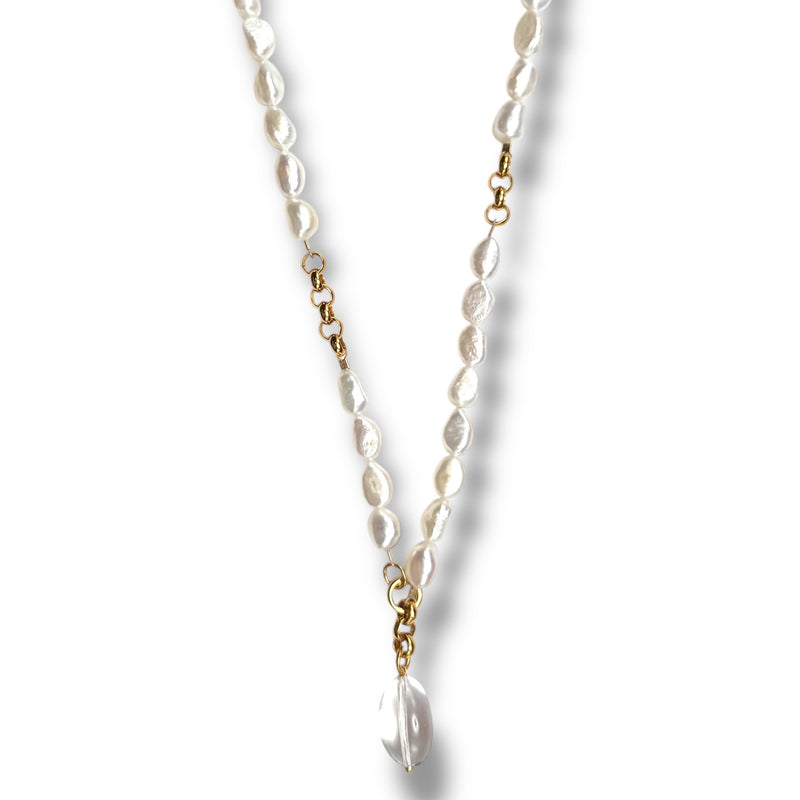 Long Freshwater Pearl Necklace