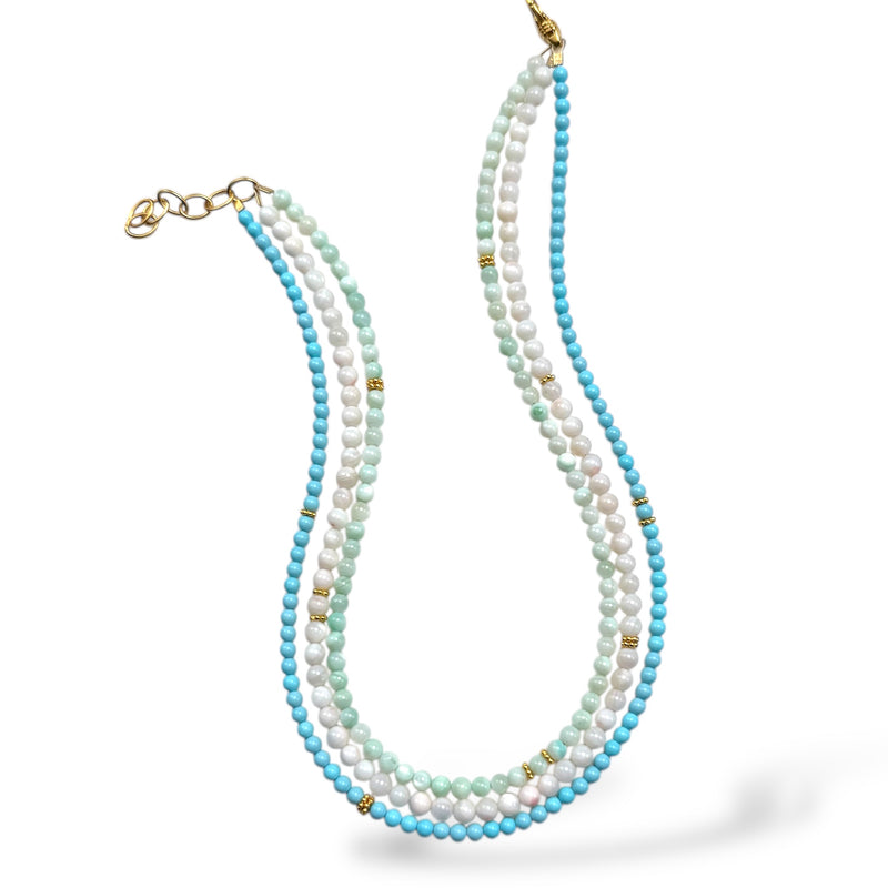 Triple Tone Necklace
