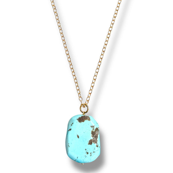 Freeform Turquoise Necklace