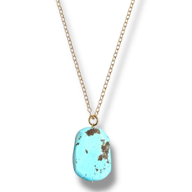 Freeform Turquoise Necklace