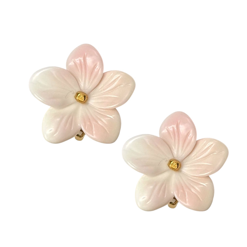 Conch Floral Earring