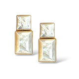 Pearl Block Earring