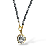Mixed Metal Coin Necklace
