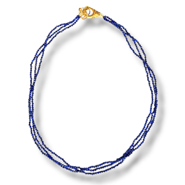 Lapis Triple Necklace