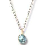 Petite Circle Charm Necklace