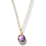 Petite Circle Charm Necklace