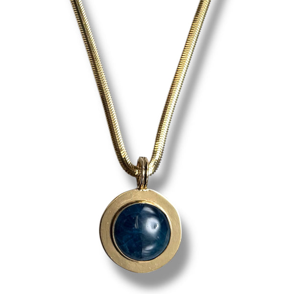 Apatite Rim Necklace, 2 options