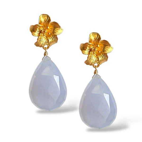 Floral Drop Earring