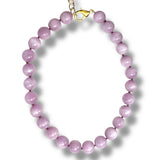 Large Ball Kunzite Necklace