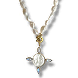 Apollo Moonstone Teardrop Necklace