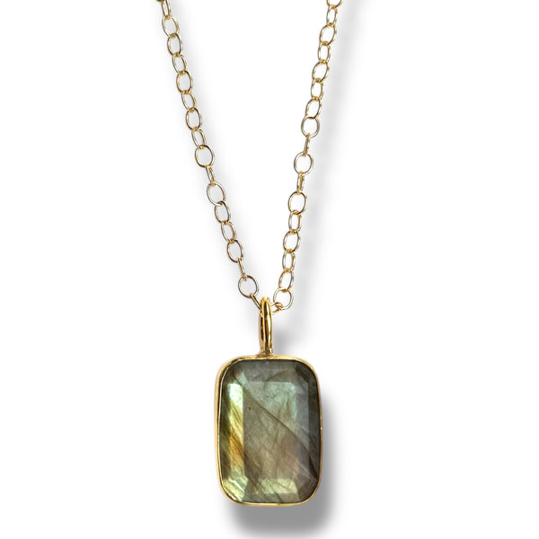 Labradorite Double Sided Necklace