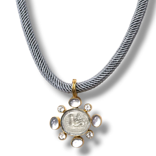 Harbor Gray Pegasus Necklace