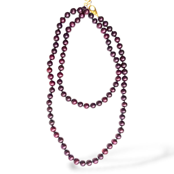 Plum Pearls 36”