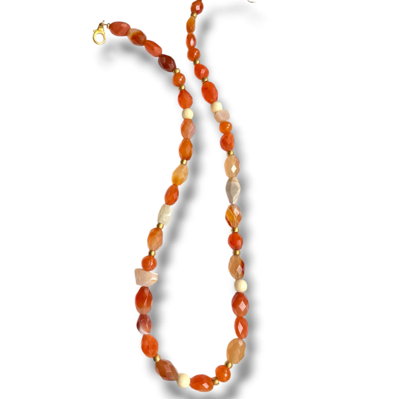 Carnelian Gemstone Necklace