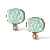 Guardian Angel Intaglio Earrings, 4 colors