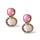 Amethyst + Doublet Earrings