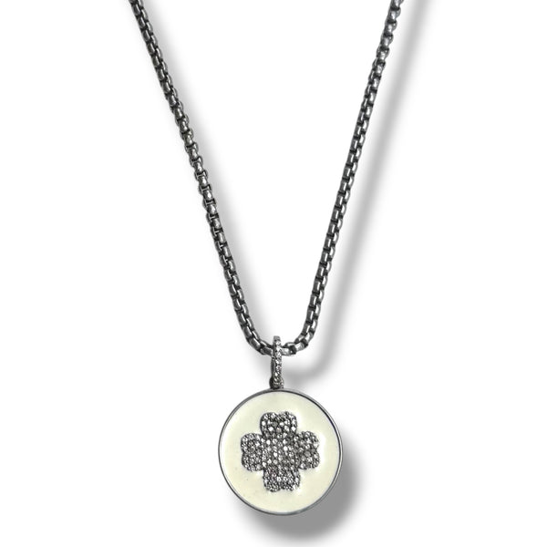 Diamond Lucky Clover Necklace