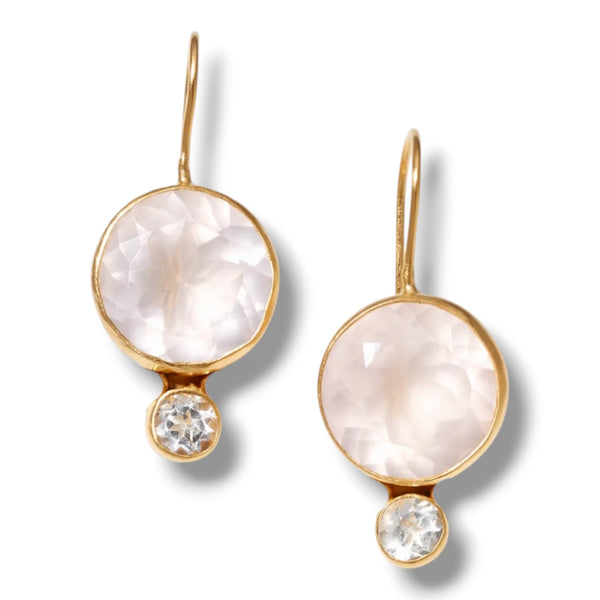 Rose Quartz Midi Earring