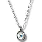 Sterling Silver Cross Hatch Enhancer